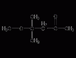 4-methoxy-4-methyl-2-pentanone structural formula