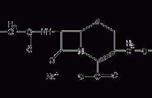 Cefothiofen sodium structural formula