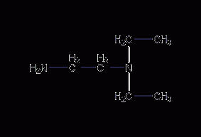 N,N-diethylethylenediamine structural formula