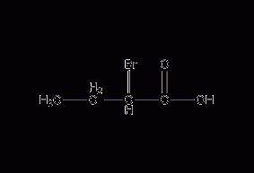 2-bromobutyric acid structural formula