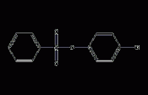 Structural formula of fenacetate