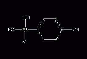 Structural formula of p-hydroxyphenylarsonic acid