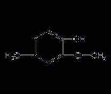 2-methoxy-4-cresol structural formula