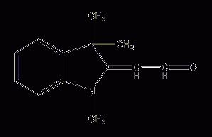 Fisher's aldehyde structural formula