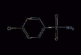 4-chlorobenzenesulfonamide structural formula