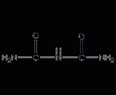 Biuret structural formula