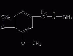 3,4-dimethoxybenzoylmethylamine structural formula