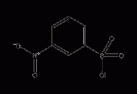 m-nitrobenzenesulfonyl chloride structural formula