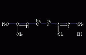 Structural formula of nerolidol