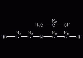 Triethanolamine structural formula