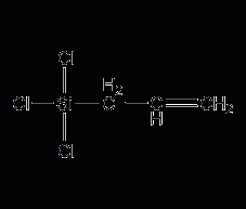 allyltrichlorosilane structural formula