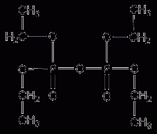 Tetraethyl diphosphate structural formula