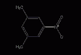 5-nitro-m-xylene structural formula