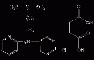 Chlorpheniramine Maleate Structural Formula