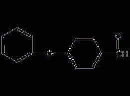 4-phenoxybenzaldehyde structural formula