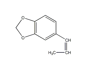 Isosafrole structural formula