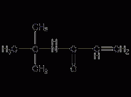 N-tert-butylacrylamide structural formula