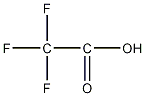 Trifluoroacetic acid structural formula