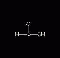 Formic acid structural formula