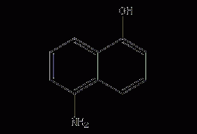 1-amino-5-naphthol structural formula