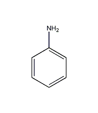 Aniline structural formula