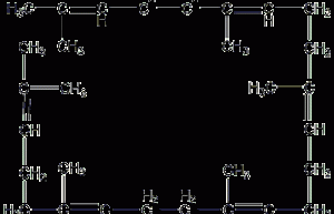 Squalene Structural Formula