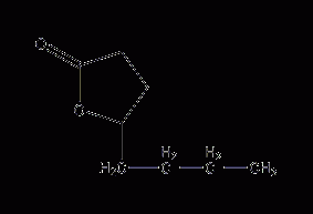 1,4-octanolactone structural formula