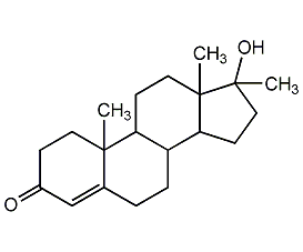 Methyltestosterone structural formula