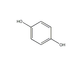 Hydroquinone structural formula