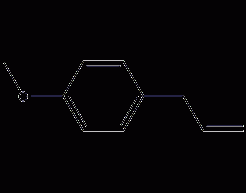 4-allyl anisole structural formula