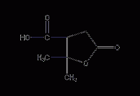 Structure formula of oxidized turpentine acid