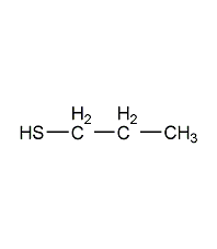 1-propanethiol structural formula