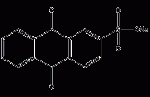 Anthraquinone-2-sodium sulfonate hydrate structural formula