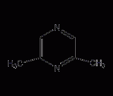 2,6-Dimethylpyrazine Structural Formula