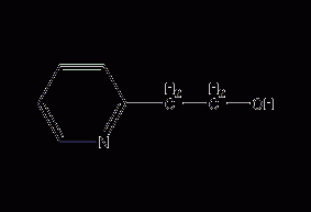 2-Hydroxyethylpyridine Structural Formula