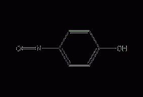 Structural formula of p-nitrosophenol