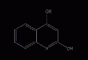 2,4-dihydroxyquinoline structural formula