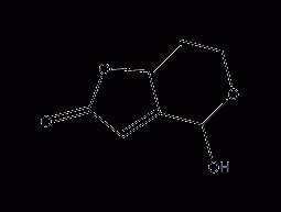 Patulin structural formula