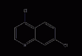 4,7-dichloroquinoline structural formula