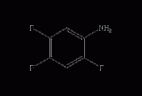 2,4,5-trifluoroaniline structural formula