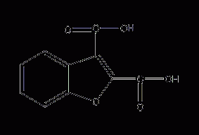 2,3-Benzofurandicarboxylic acid structural formula