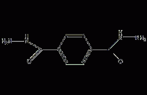 Dihydrazine p-dibenzoate structural formula