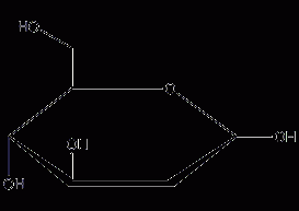 2-deoxy-D-glucose structural formula