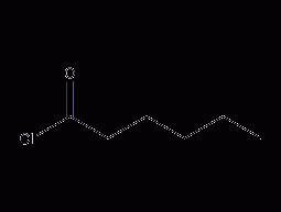 Structure formula of caproyl chloride