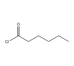 Structure formula of caproyl chloride