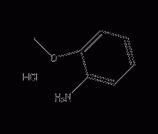 O-aniline hydrochloride structural formula