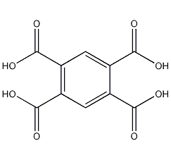 1,2,3,4-Benzenetetracarboxylic acid structural formula