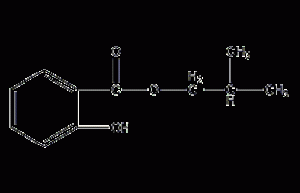 Isobutyl salicylate structural formula