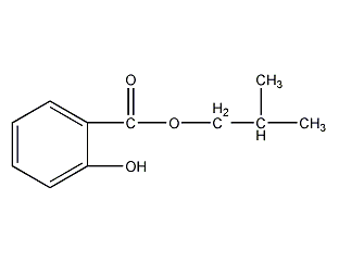 Isobutyl salicylate structural formula