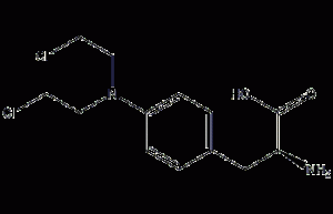 Melphalan structural formula